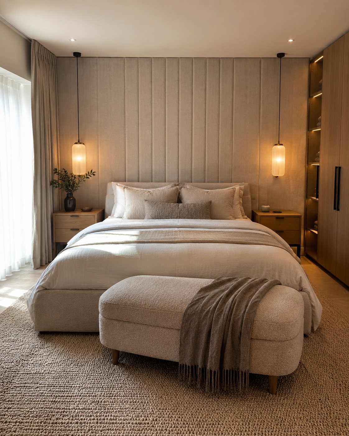 Calm Bedroom Interior — concept inspiration image.